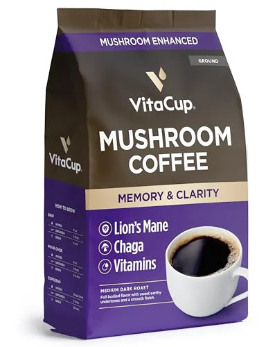 Carefully Designed Mushroom Coffee Grounds 10 Ounce Innovative