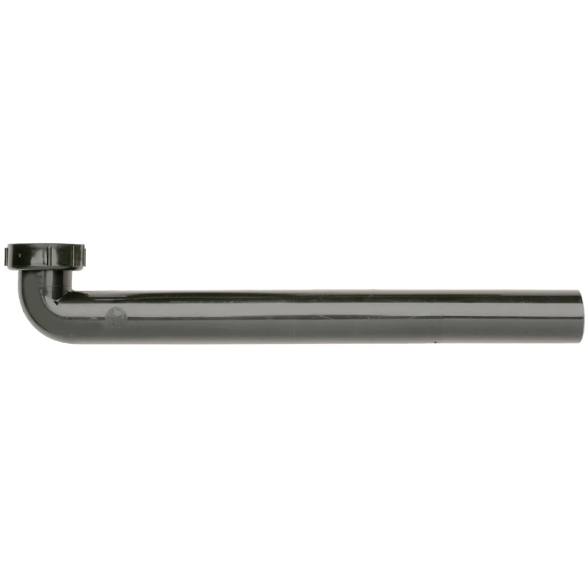 Trendy Do it 1-1 2 In. x 15 In. Black Plastic Waste Arm Natural