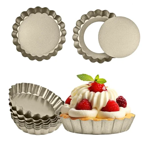 Professional Mini Tart Pan 12PCS 12 Count Trusted