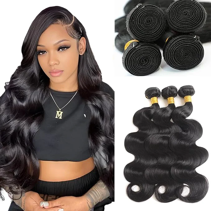 Professional Selina 3 Bundles Human Hair 24 24 24 Inch Brazilian Body Wave Bundles 300g Remy Hair Natural Black Color 24 24 24Inch Body Wave About ThisOverview Outstanding
