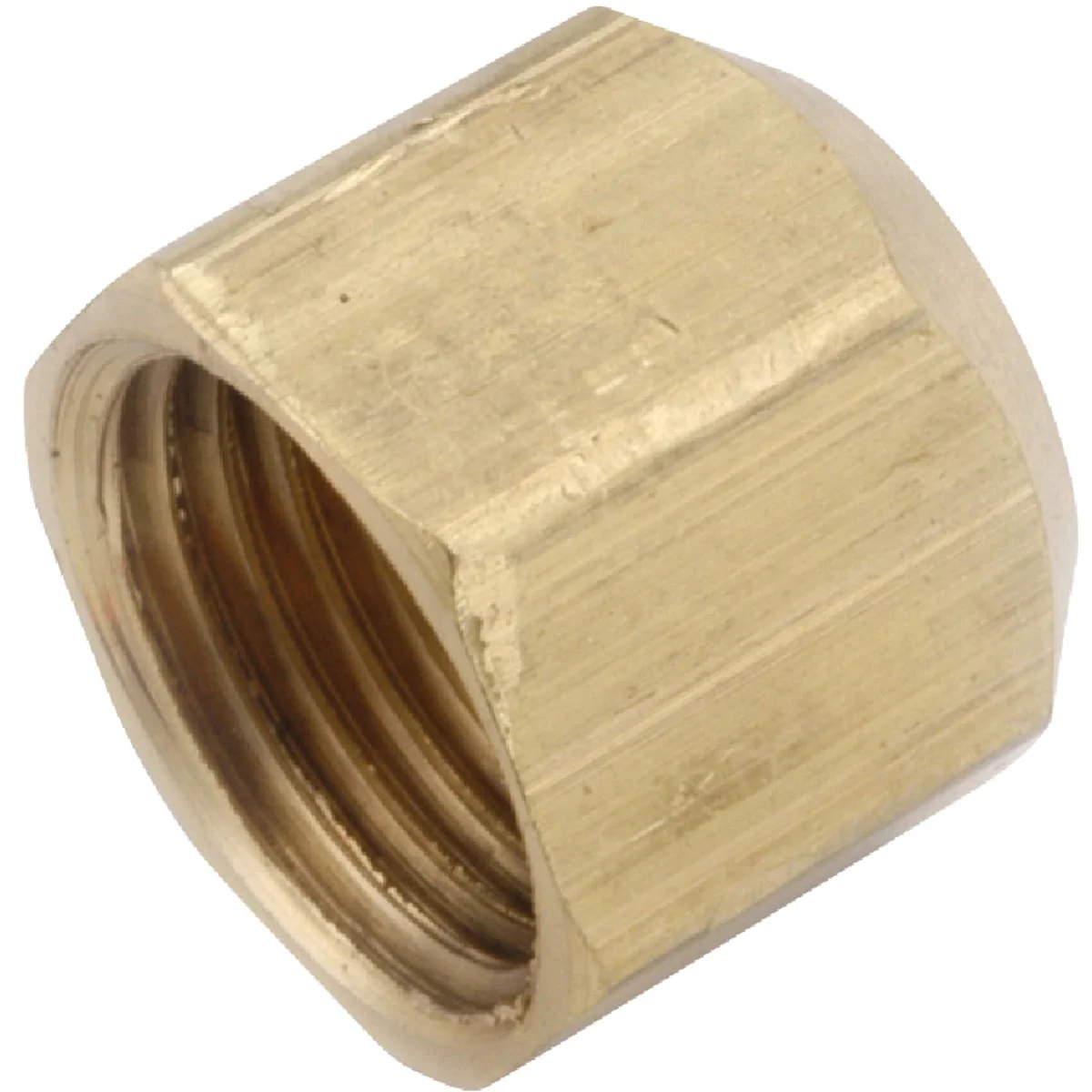 Versatile Anderson Metals 1 2 In. Brass Flare Cap Organic