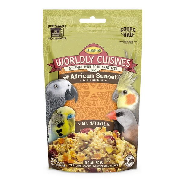 Refined Worldly Cuisines – African Sunset – Gourmet Bird Food Smooth