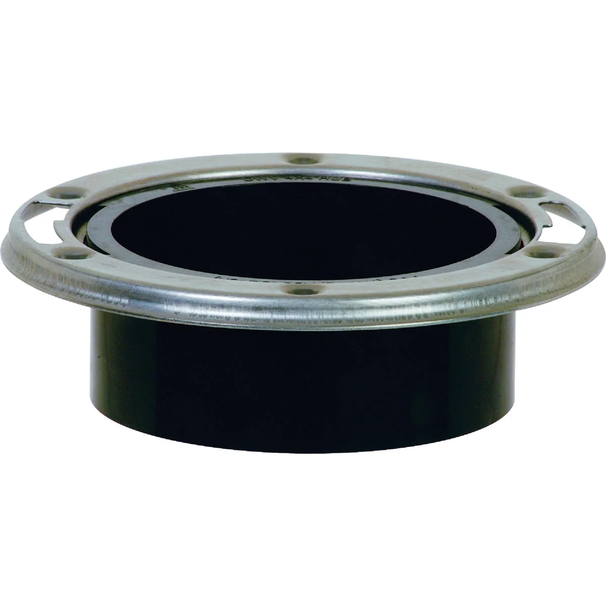 Outstanding ABS 4 In. Hub Closet Flange with Stainless Steel Ring Elegant