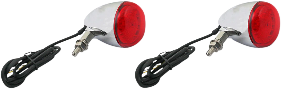 Healthy Custom Dynamics ProBEAM Universal Turn Signals – Chrome Red PB-UNV-RTS-R-C Recyclable