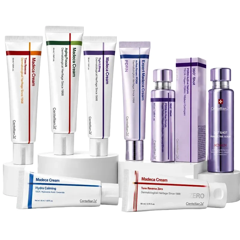 Clean Centellian 24 Madeca Cream and Serum Anti-Aging Collection High-End