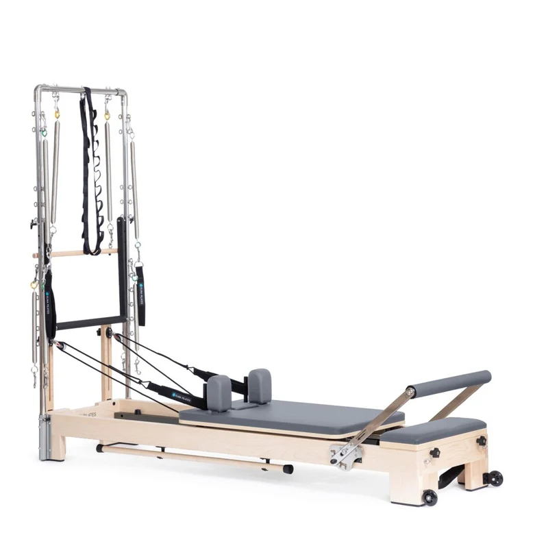 Premium Elina Pilates Wooden Lignum Reformer with Tower Fine Crafted