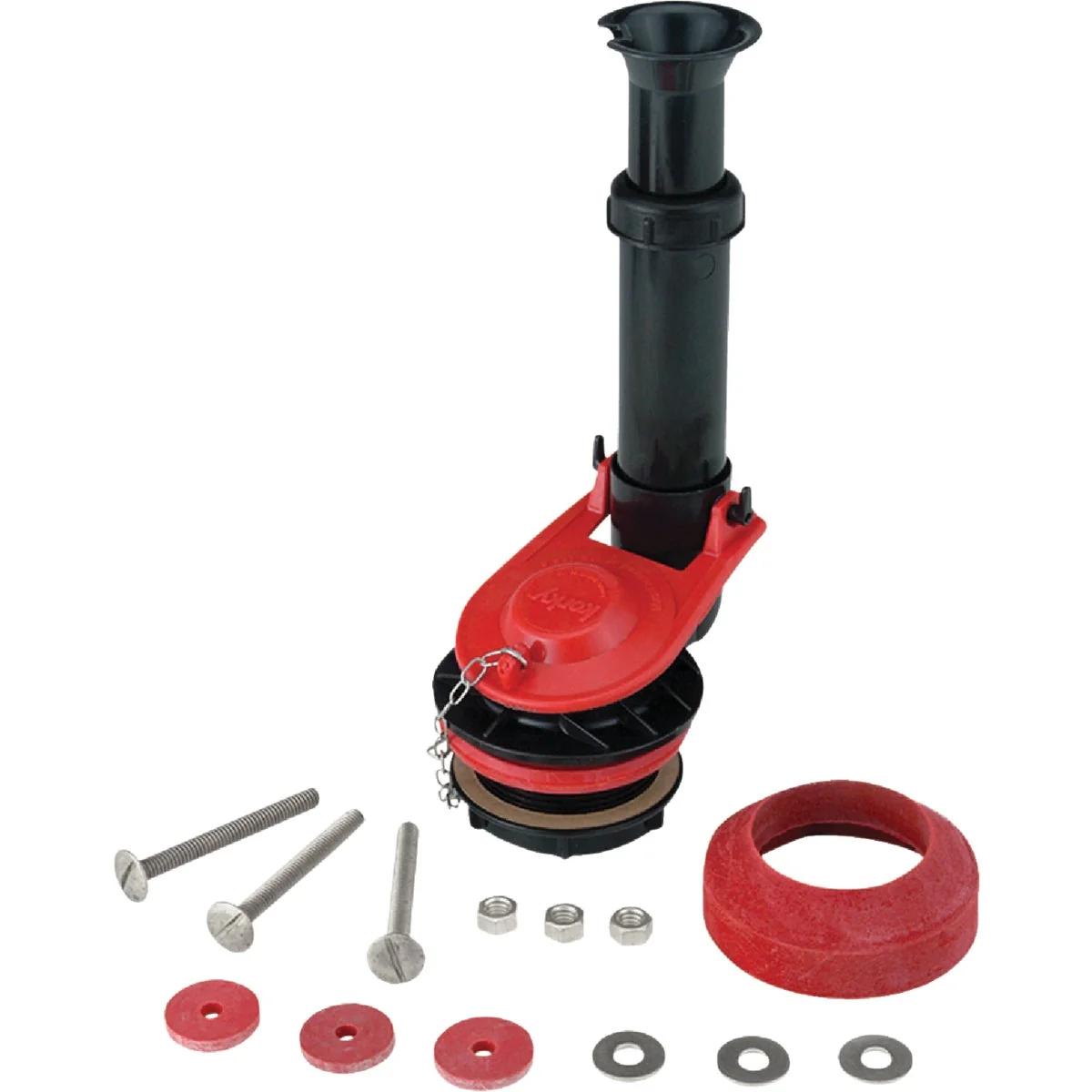 Long-Lasting Korky 3 to 5 GPF Flush Valve and Tank To Bowl Gasket Kit Certified