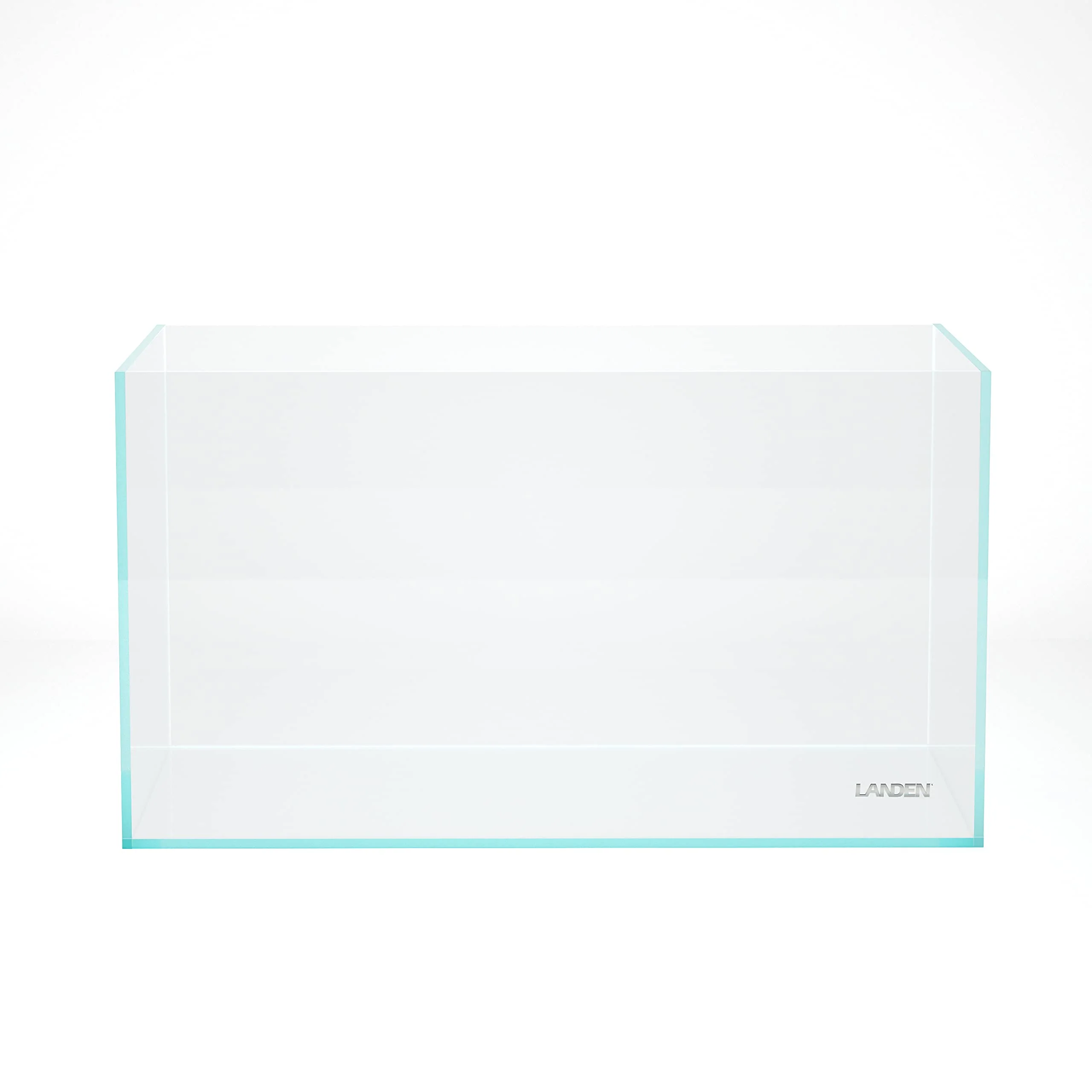 Consistent LANDEN 90P Rimless 55 Gallon Aquarium Tank — Low-Iron 10mm Glass Black Nano Foam Mat First-Class
