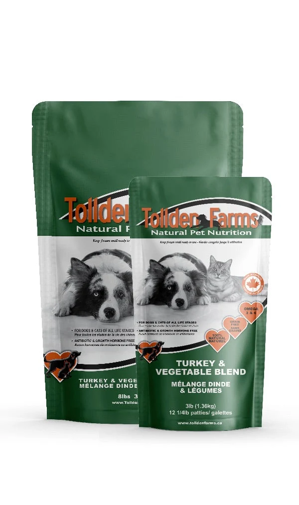 Comfortable Tollden Farms Turkey Vegetable – Lean Hypoallergenic Raw Food Sample Unique