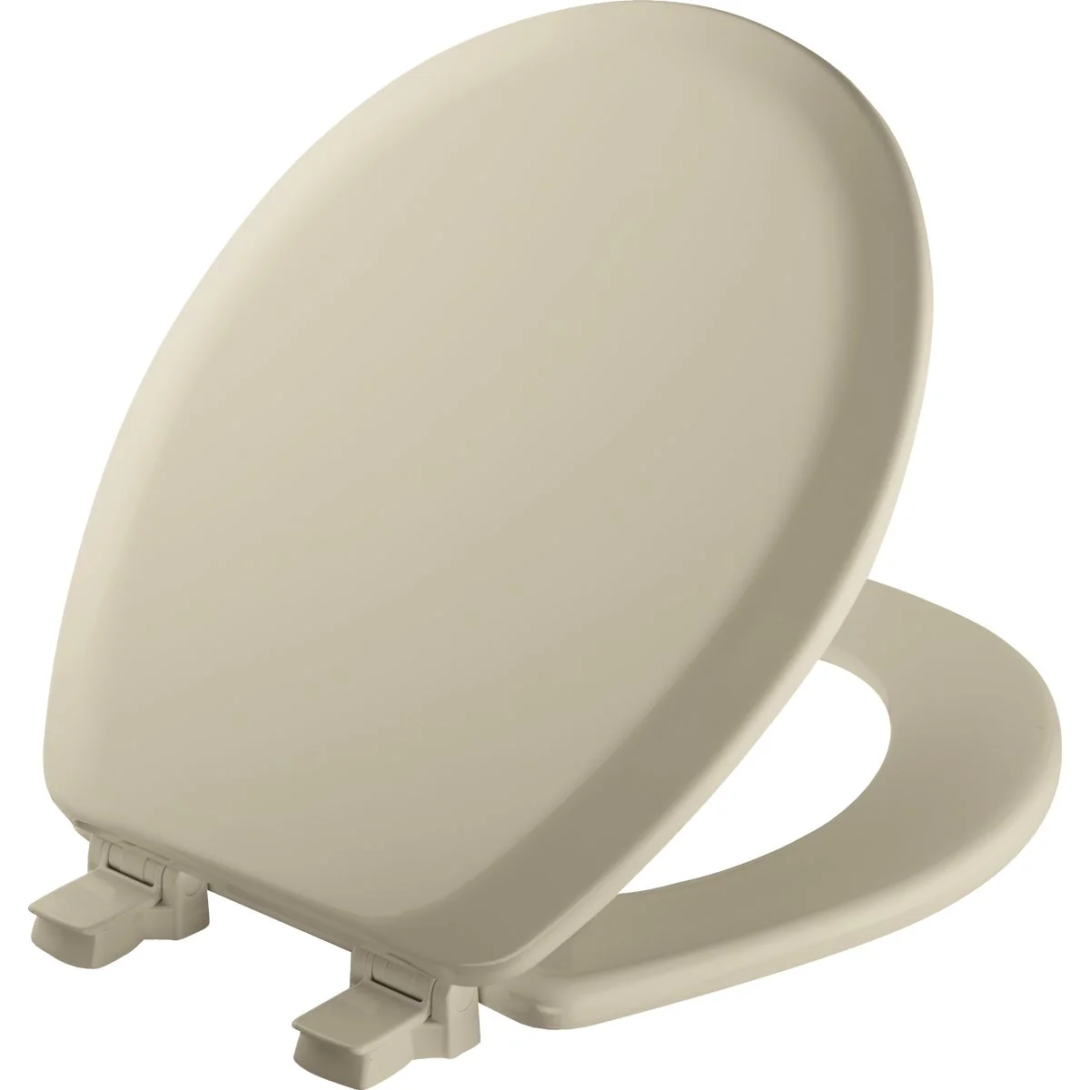 Exceptional Mayfair Advantage Round Closed Front Bone Wood Toilet Seat Soft