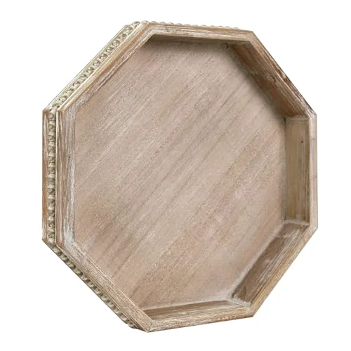 User-Friendly Wooden Decorative Tray Functional