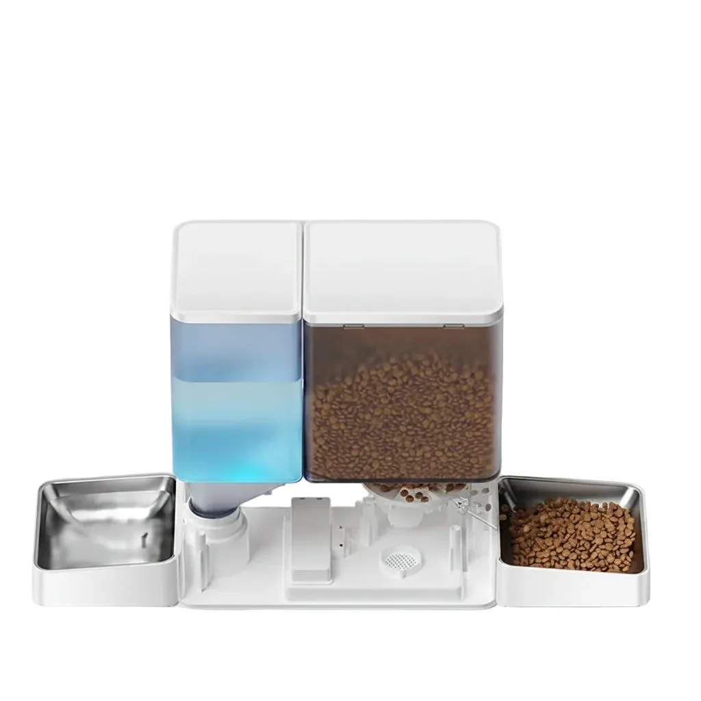 Innovative Automatic WiFi Pet Feeder and Water Fountain 2-in-1 Smart App Control Traditional