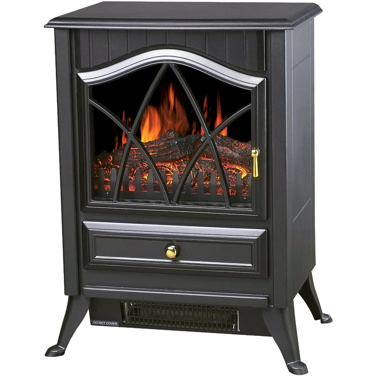 Outstanding Comfort Glow Ashton Dual Power Steel Electric Stove Healthy