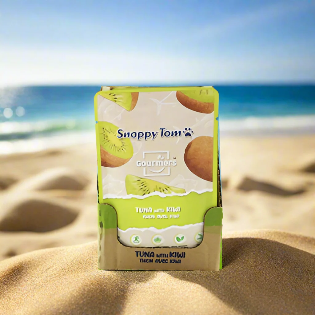 Minimalist Snappy Tom Gourmers – Tuna with Kiwi – Cat Food Convenient