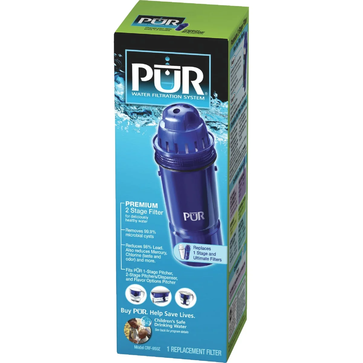 Premium PUR Pitcher Water Filter Cartridge First-Class