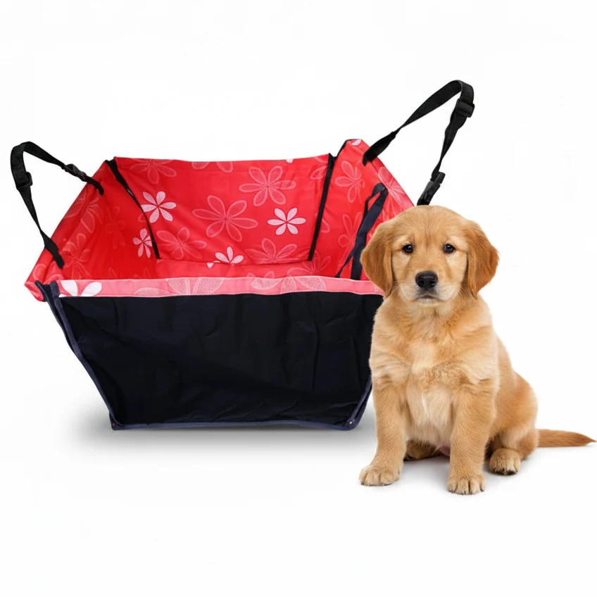 Powerful Waterproof Dog Car Seat Cover with Hammock Protector and Non-Slip Backing Trendy