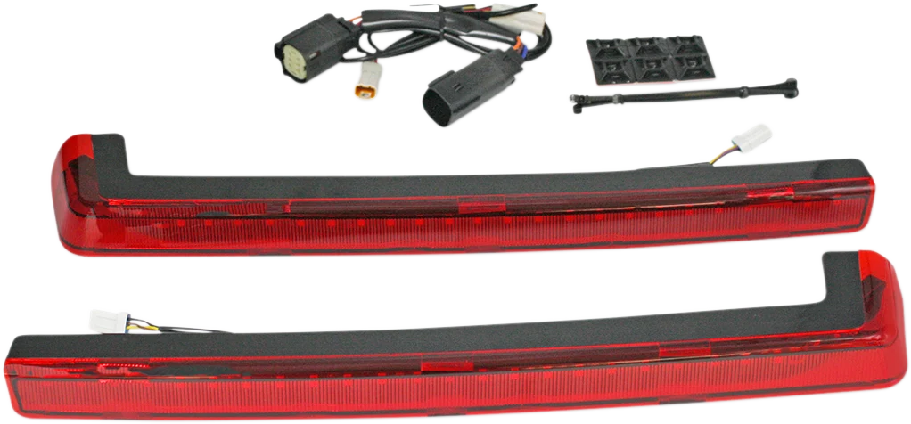 Soft Custom Dynamics LED Run Brake Turn Tour-Pak Arms – Red Lens – 14 PB-TP-ARM-14R Excellent