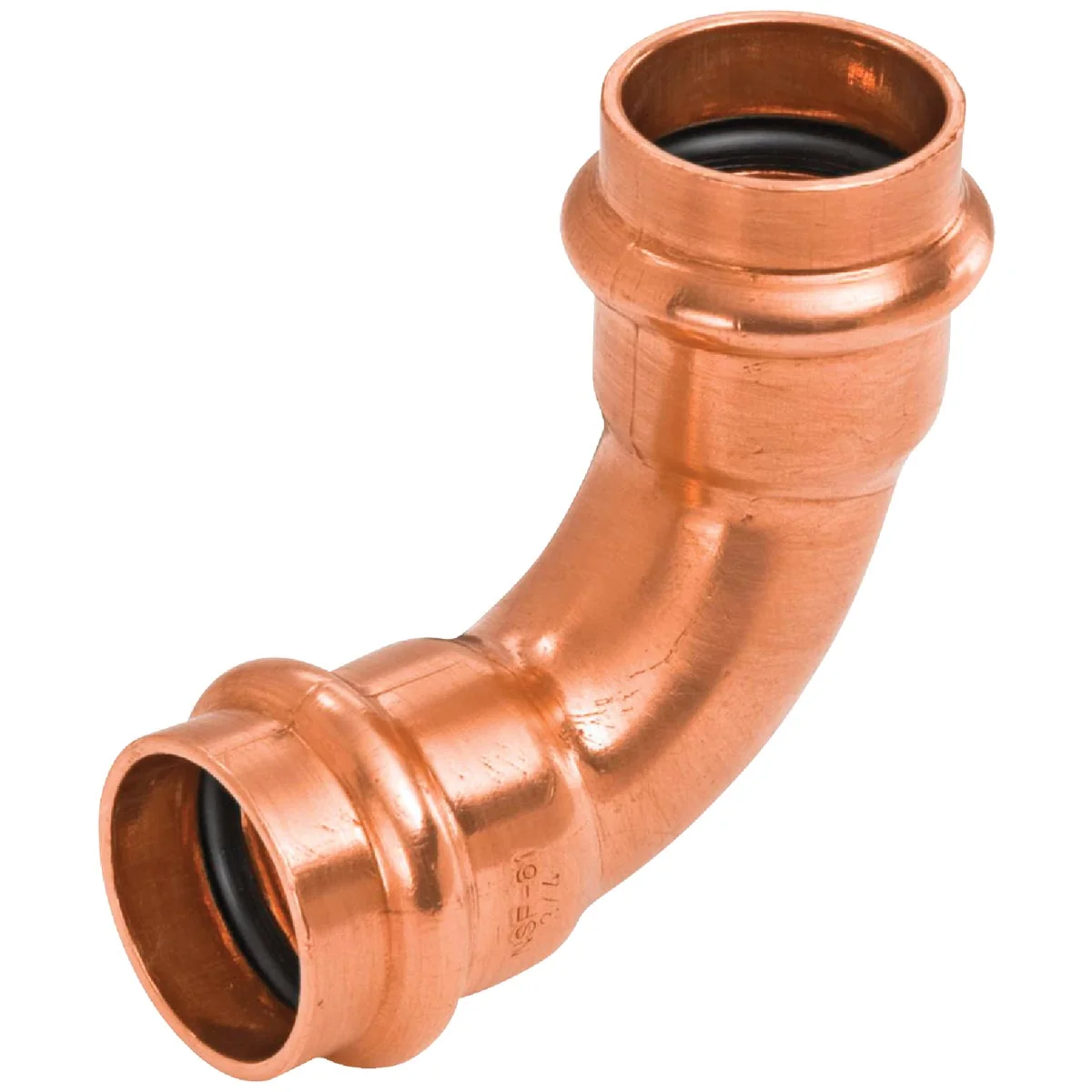 Premium Material NIBCO 1 2 In. Long Radius 90 Deg. Press Copper Elbow 1 4 Bend Green