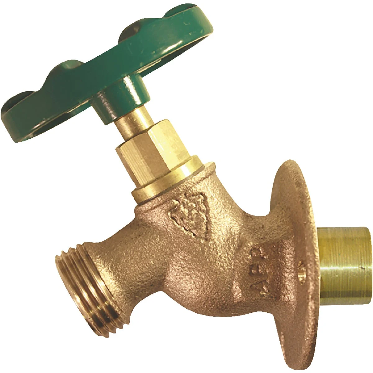 Solid Arrowhead 1 2 In. S 3 4 In. S x 3 4 In. MHT Brass Aluminum Sillcock Certified