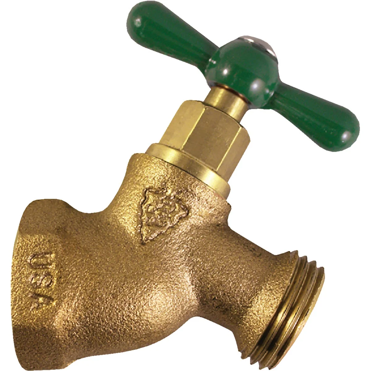 Next-Generation Arrowhead Brass 3 4 In. FIP x 3 4 In. Male Hose Thread No-Kink Hose Bibb Environmentally Friendly