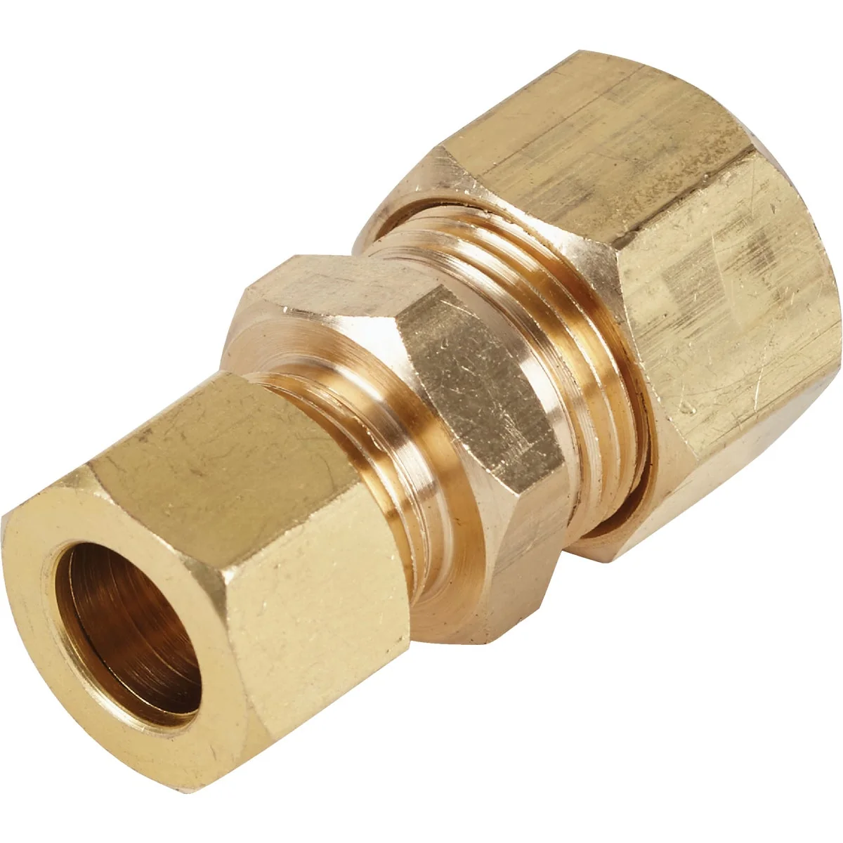 Reliable Do it 1 2 In. OD x 3 8 In. OD Brass Compression Reducing Union Classic