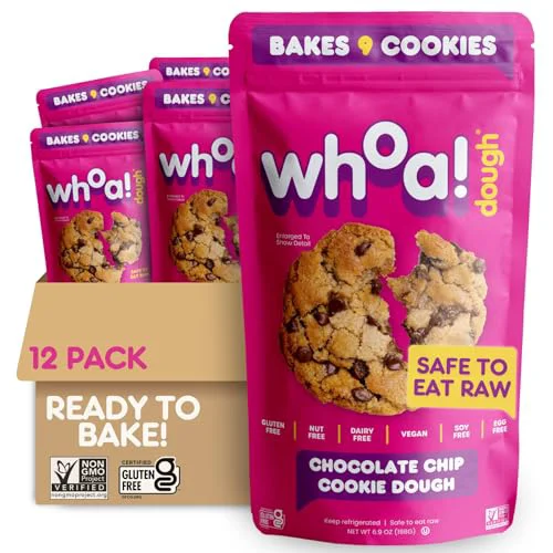 Trendy Whoa Dough Ready to Bake Cookie Dough Chocolate Chip 82.8 Ounce Original Design
