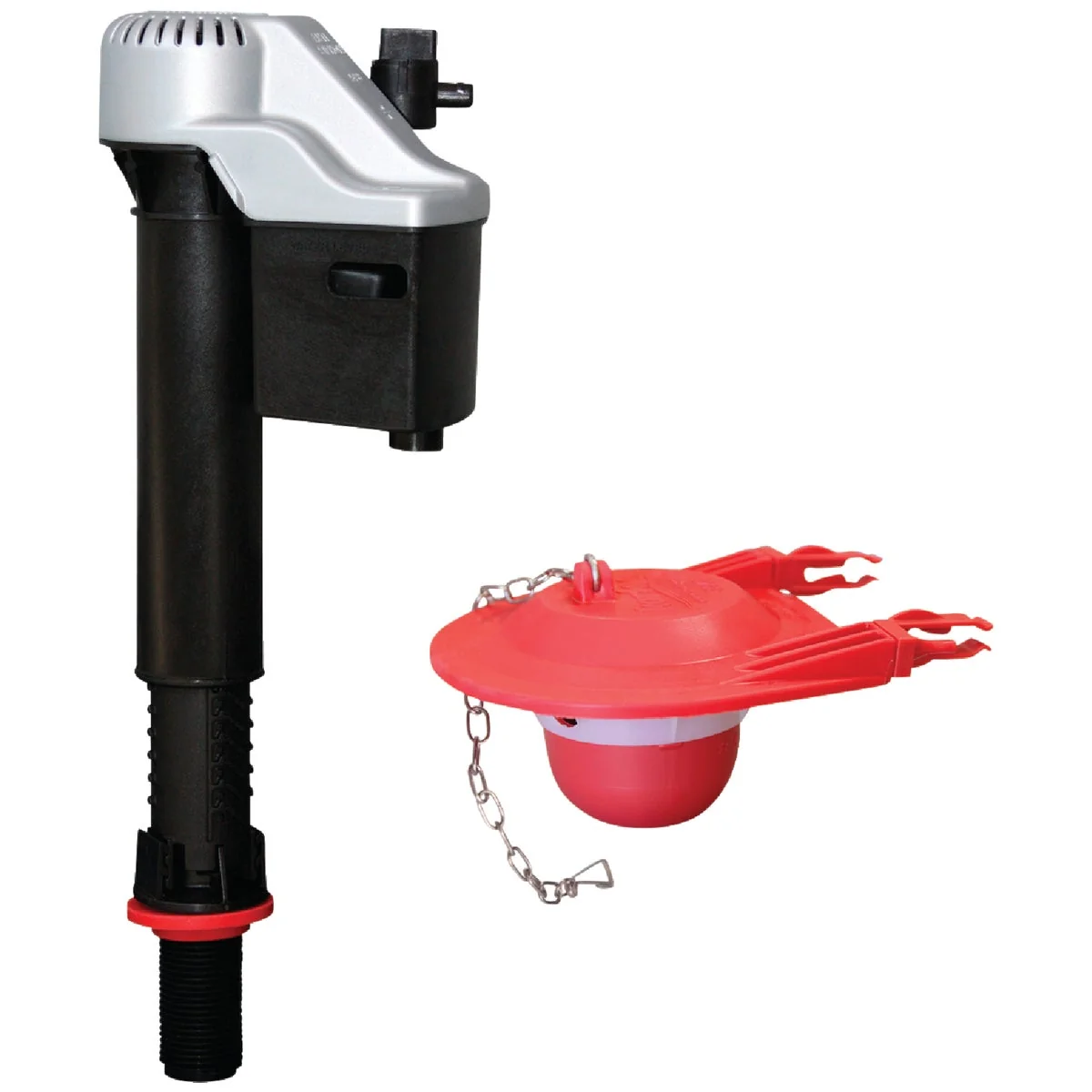 Breathable Korky QuietFILL Platinum Fill Valve and 3 In. Flapper Kit Premium Material