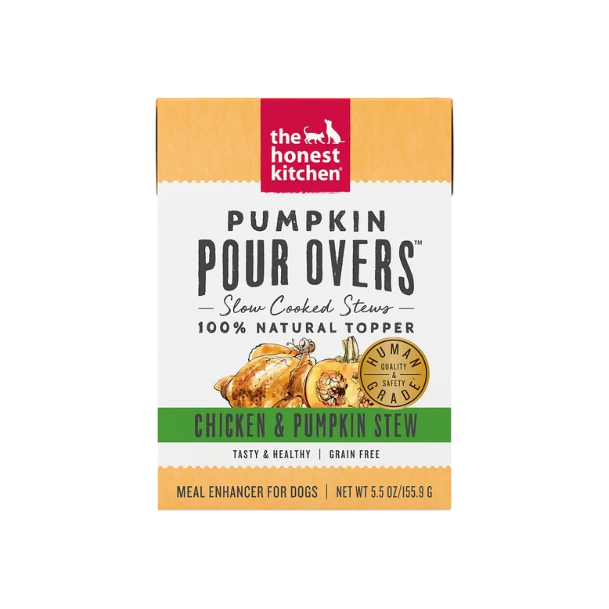Unique The Honest Kitchen Chicken Pumpkin Stew Bone Broth Pour Overs Topper 5.5oz Fine Crafted