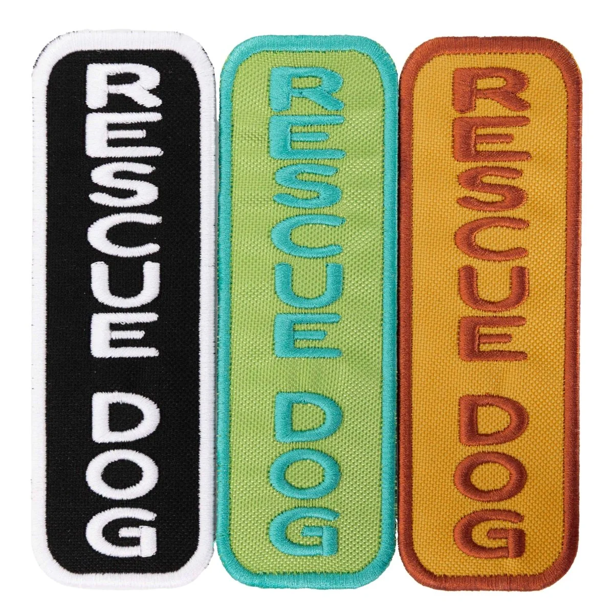 Certified Rescue Dog Patch Modern