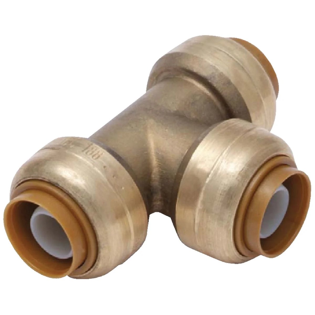 Consistent SharkBite 1 In. x 1 In. x 1 In. Brass Push-to-Connect Tee Advanced