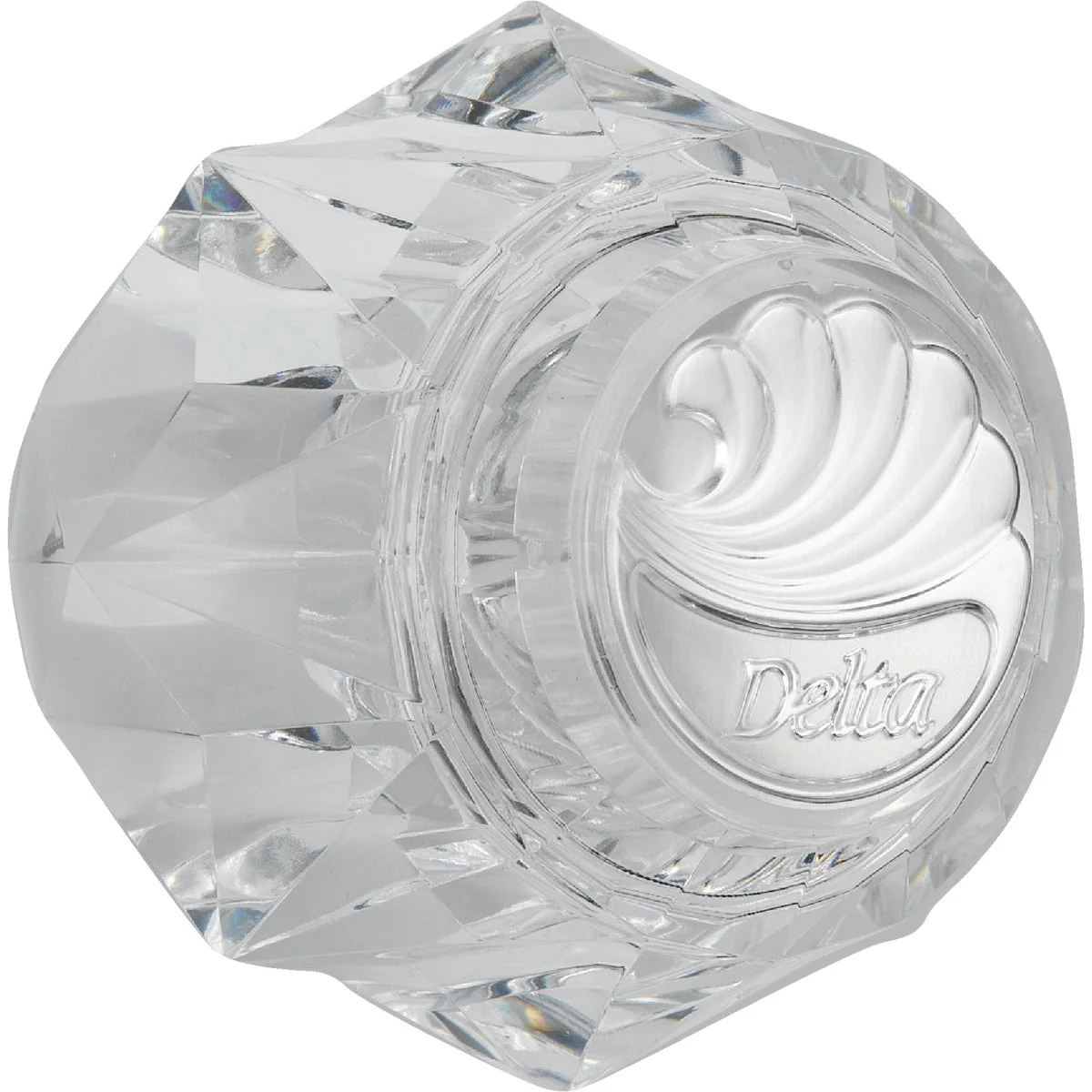 Prestigious Delta Chrome Single Clear Faucet Handle Pure