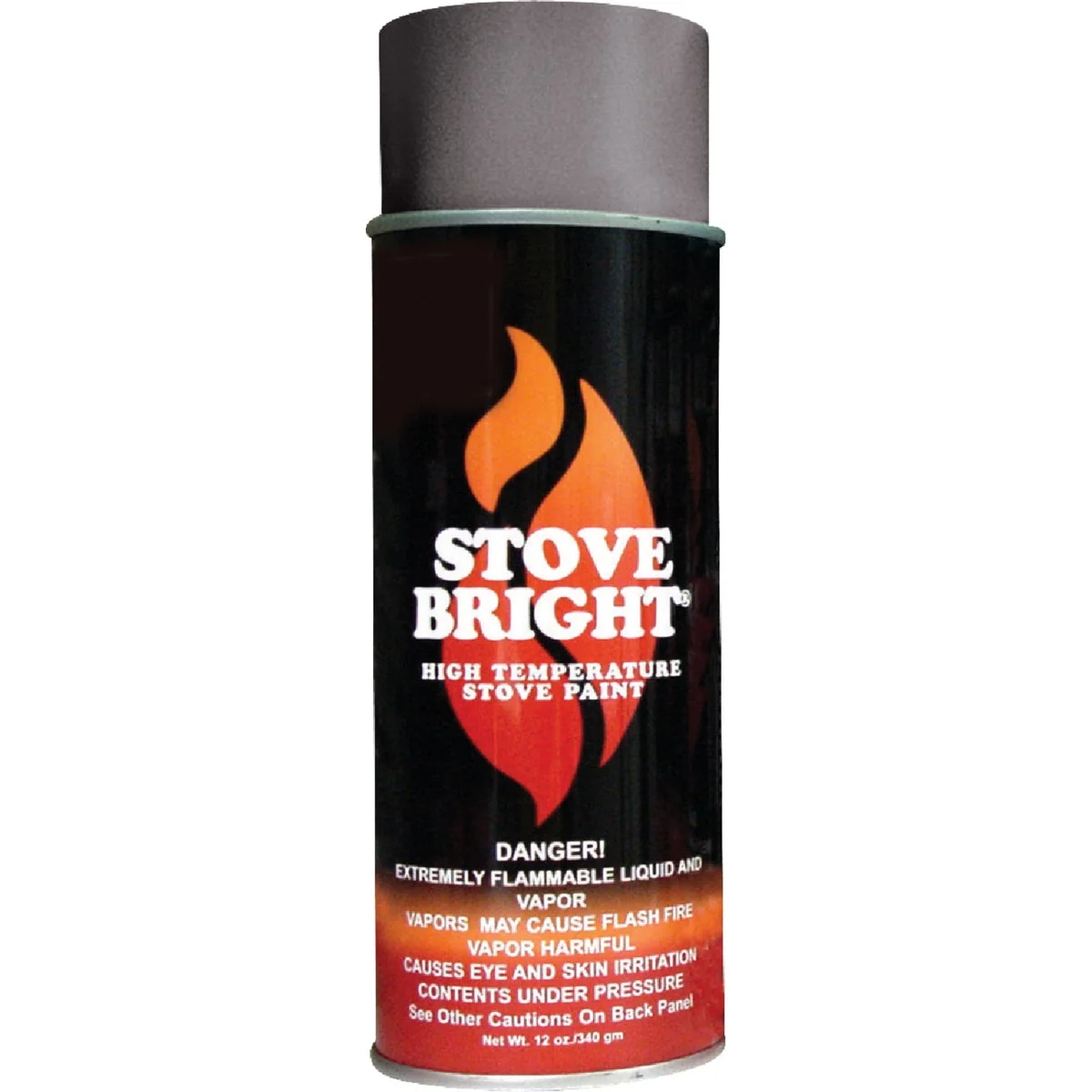 Casual Stove Bright Gloss Charcoal 12-3 4 Oz. High Heat Spray Paint Elegant