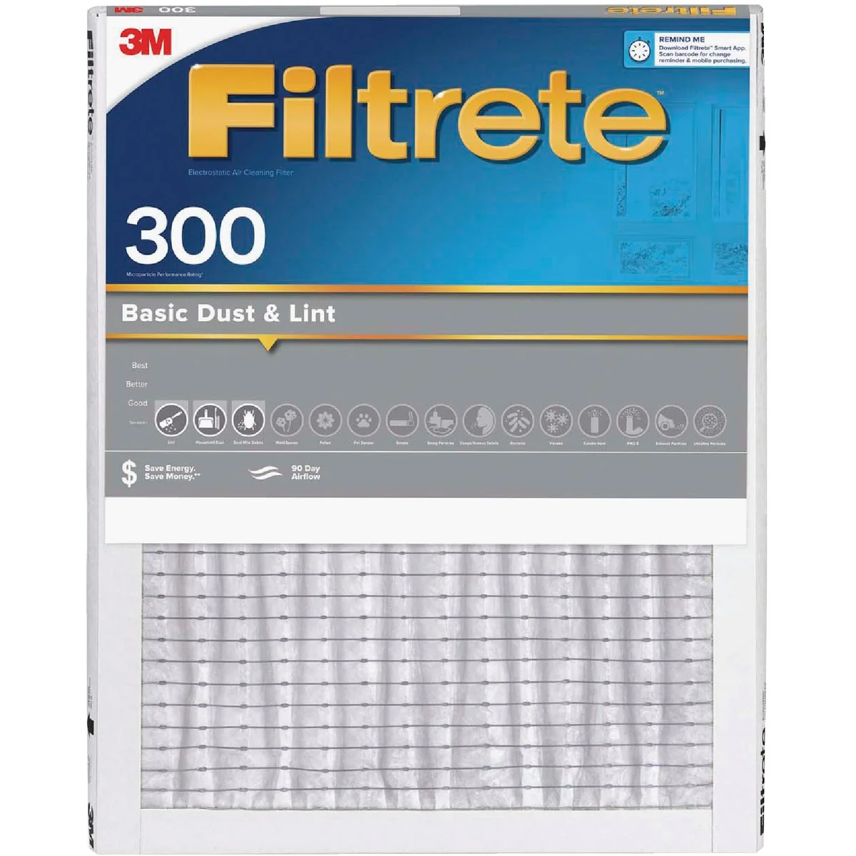 Superior 3M Filtrete 16 In. x 25 In. x 1 In. Dust Reduction 300 MPR Furnace Filter Proven