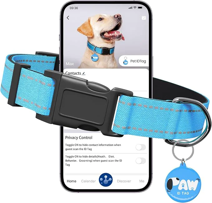 Fine Crafted Reflective Dog Collar for Medium Dogs Fast