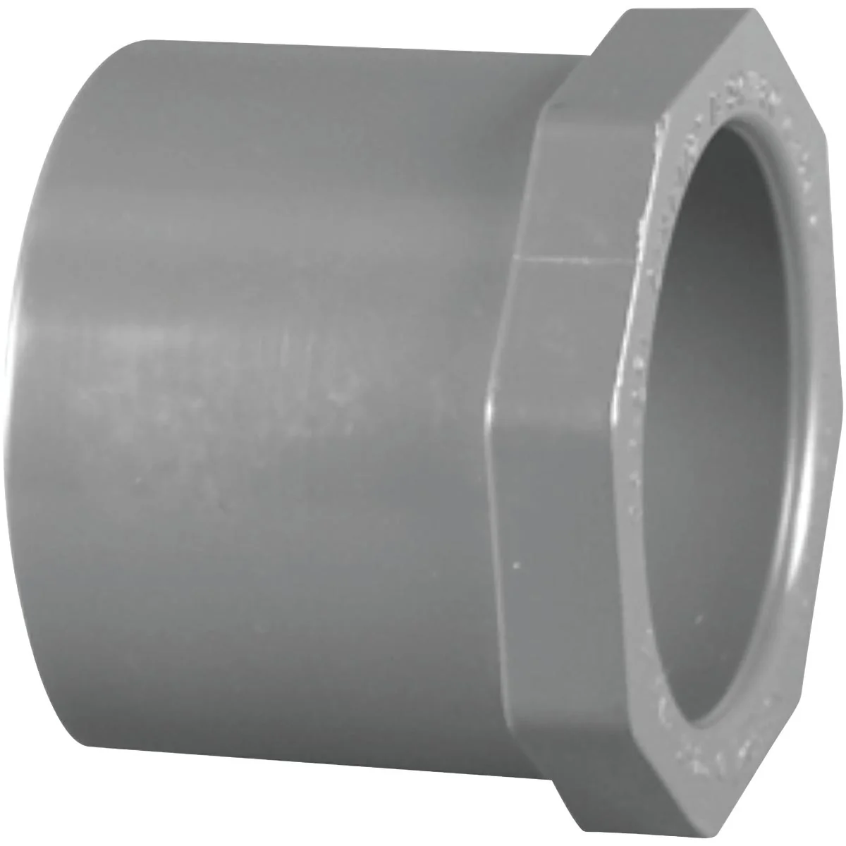 World-Class Charlotte Pipe 2 In. Spigot x 1-1 2 In. Slip Schedule 80 PVC Bushing Minimalist
