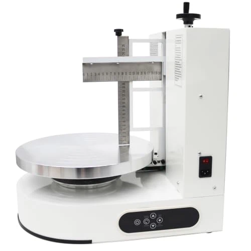 Relaxed Cake Frosting Smoothing Machine Stainless Steel Scraper 110V Secure