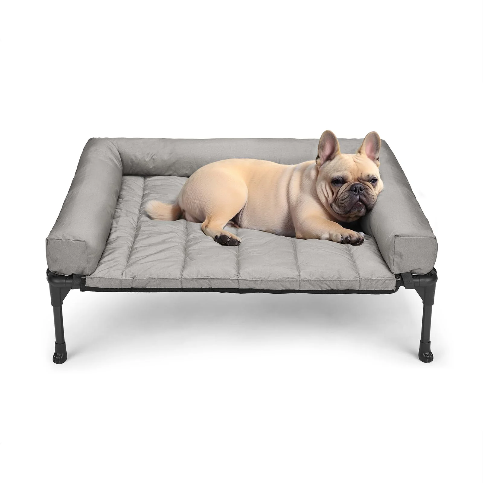 Pure Veehoo Cooling d Dog Bed 32x25in – Waterproof Bolster Cushion Teslin Mesh No-Slip Feet Proven