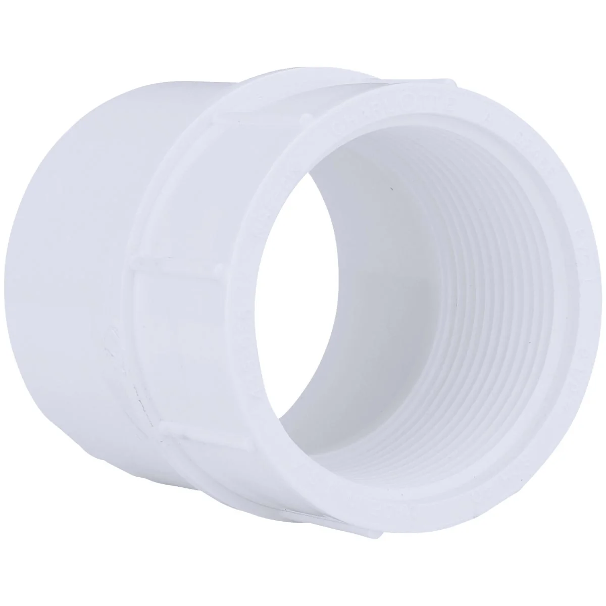 Versatile Charlotte Pipe 2-1 2 In. Schedule 40 Female PVC Adapter Easy-to-Use