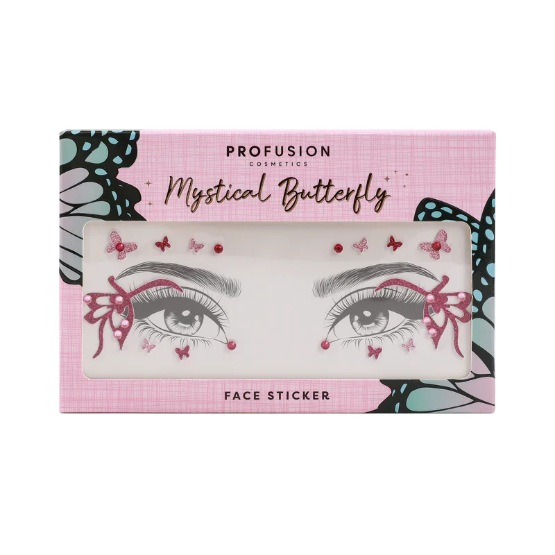 Artisan Empowered Butterfly Mystical Butterfly Face Stickers Elegant