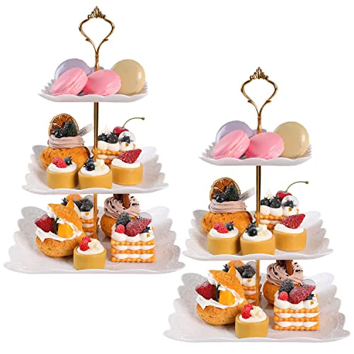 Durable 2 Pack Cupcake Stand 2 Count Convenient