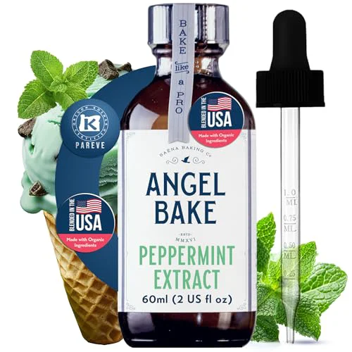 Angel Bake Pure Peppermint Extract 2 Fl Oz Responsible