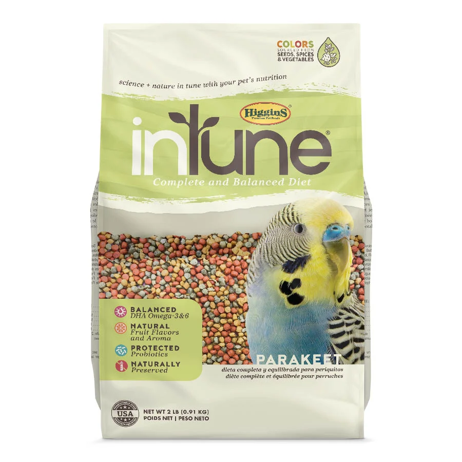 Artisan Higgins inTune – Complete and Balanced Parakeet Food Reusable