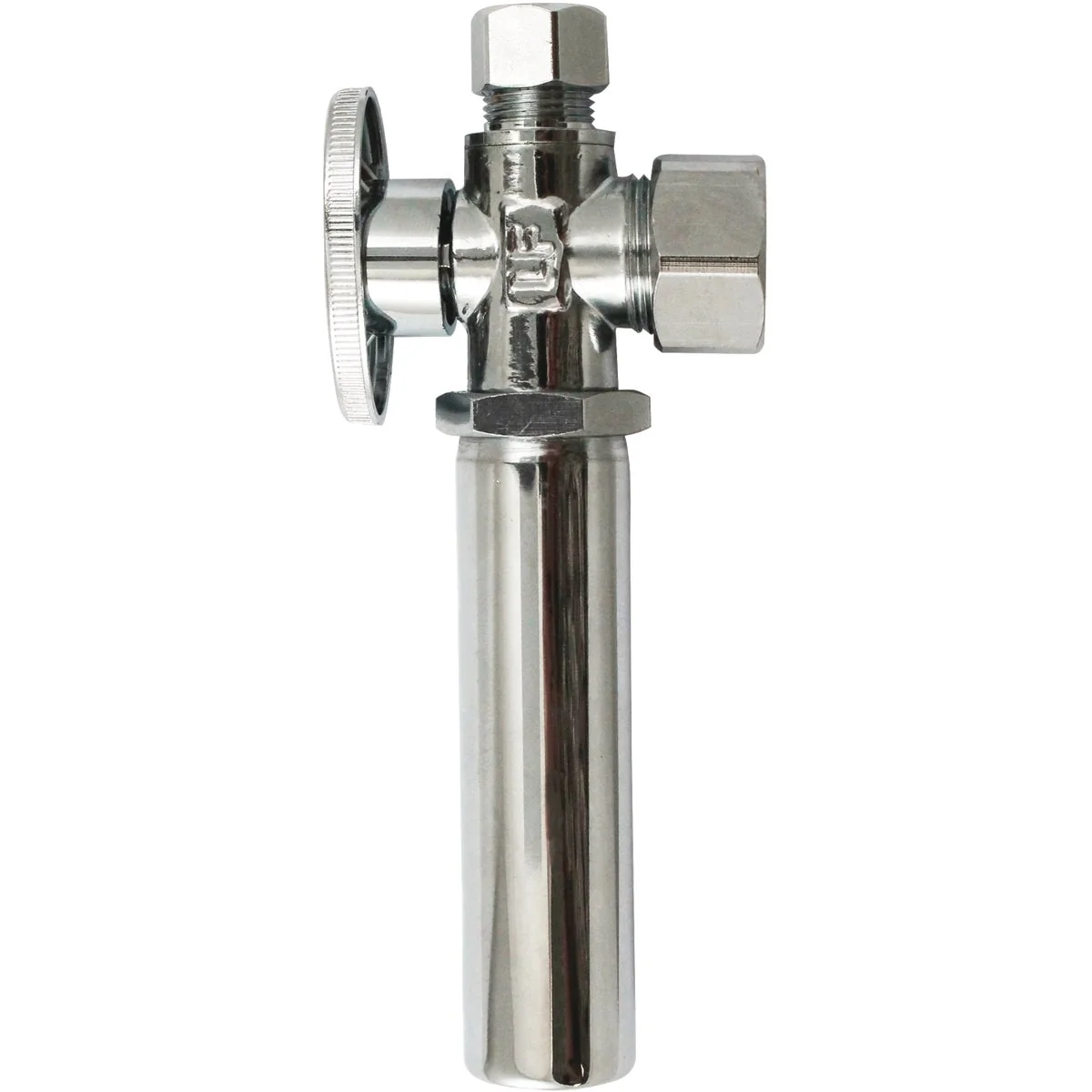 Innovative Keeney 5 8 OD x 3 8 OD Chrome-Plated Brass Quarter Turn Angle Valve with Water Hammer Arrestor High-Quality