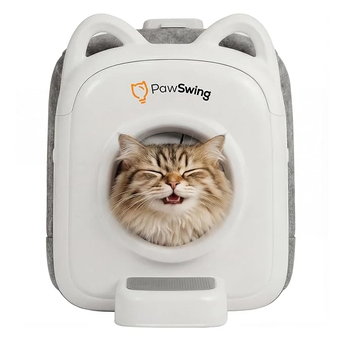 Sustainable Cat Self Groomer Pro for Hairball Control and Shedding Relief 360° Skin Friendly Brush Pet Hair Remover Tool Gentle Self Cleaning Automatic Fur Collection Smart Grooming House for All Cats Verified
