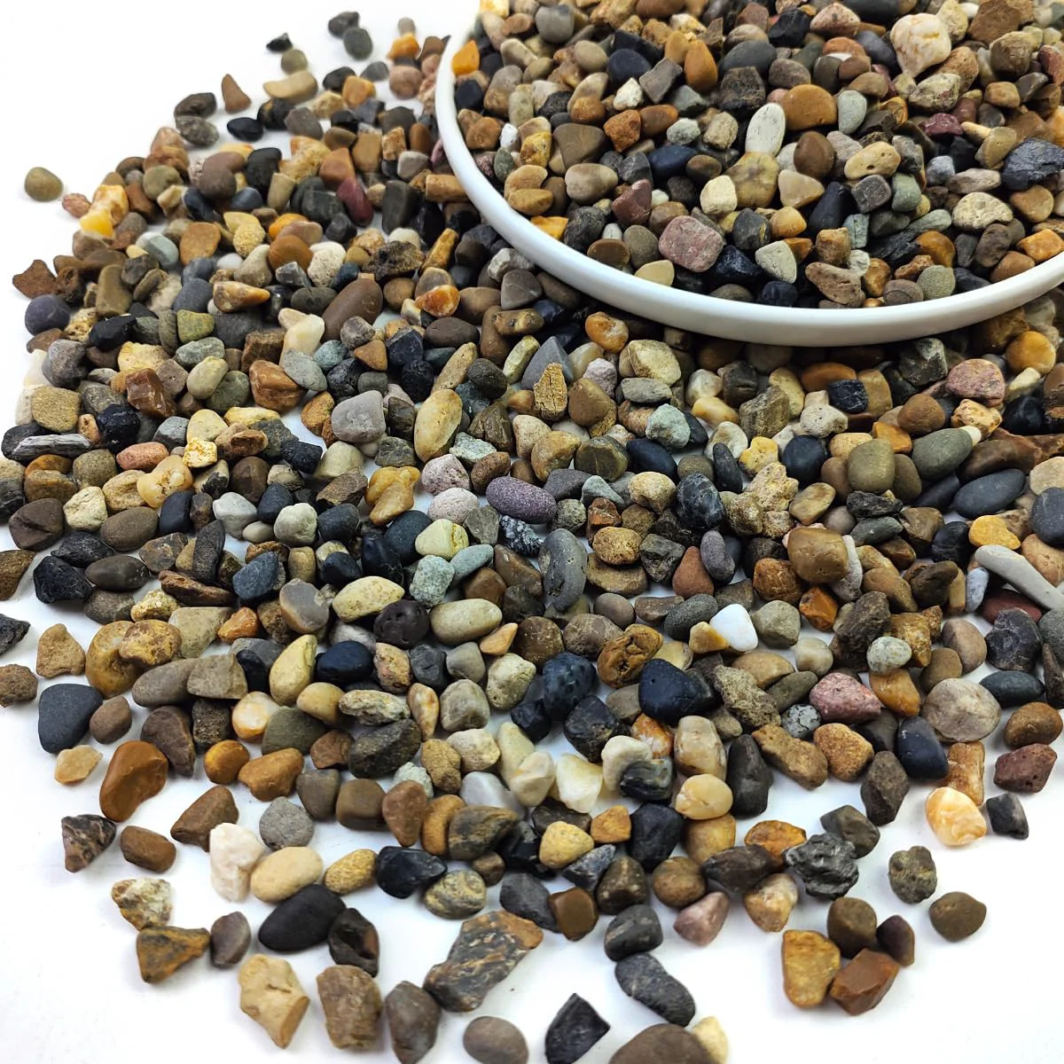 Minimalist SHIZWU 40lb Aquarium Gravel 4-8mm Natural River Pebbles for Fish Tanks Decor Optimized
