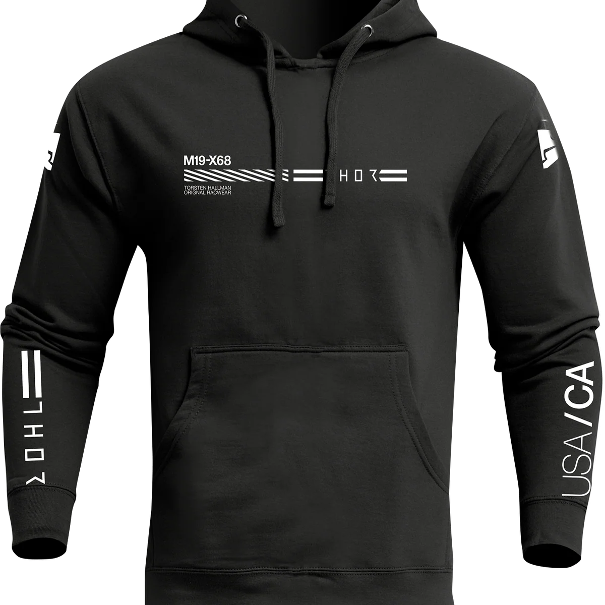 Natural Thor Division Fleece Pullover Sweatshirt – Black – Small 3050-6301 Authentic