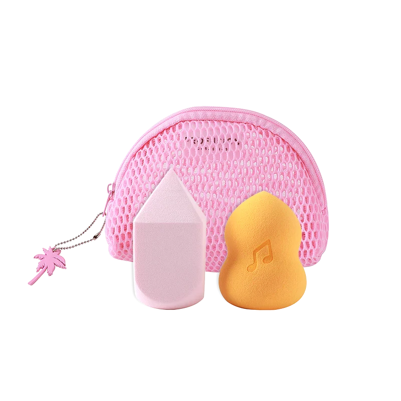 Premium It’s a Vibe Feel the Beat 3-pc Blending Sponge and Bag Set Specialty