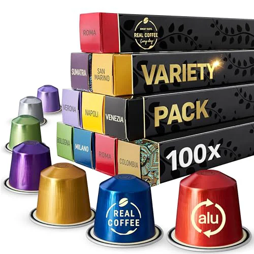 Refined Mixed Variety Pack for Nespresso Machines 100 Count Superior