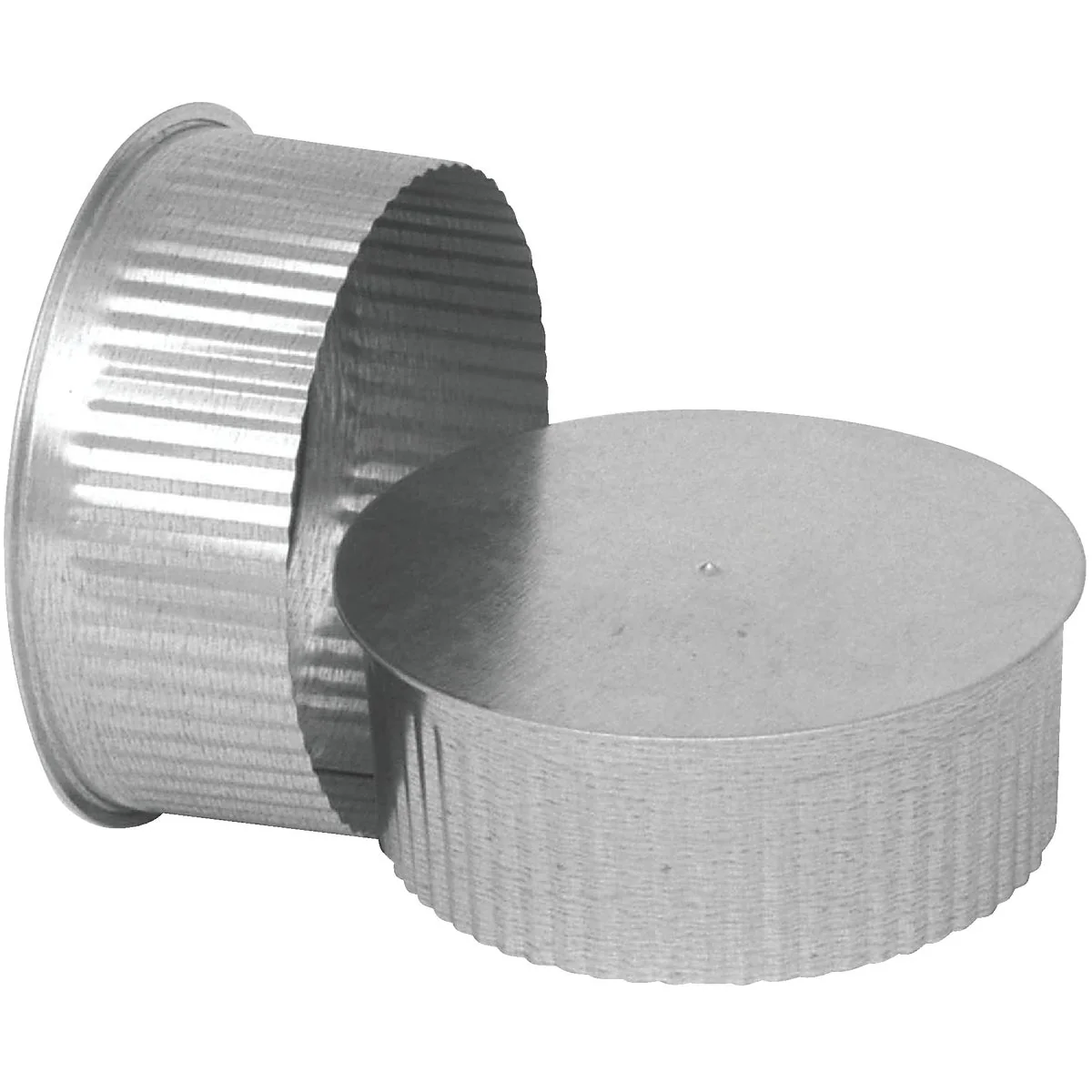 Sophisticated Imperial 30 Ga. 6 In. Galvanized Tee Cap Plug Dependable
