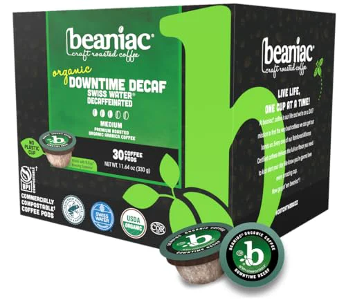 Eco-Friendly Organic Downtime Decaf Swiss Water Decaffeinated 30 Count Traditional
